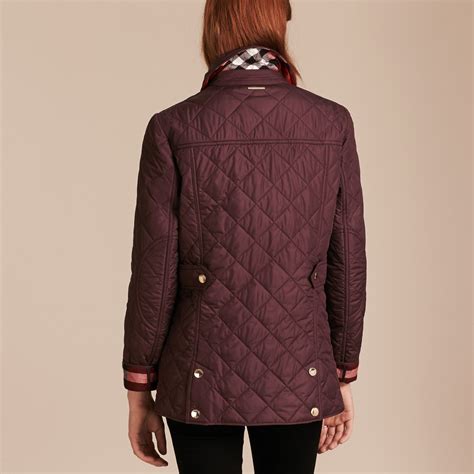 cheap burberry quilted coat|burberry check diamond quilted coat.